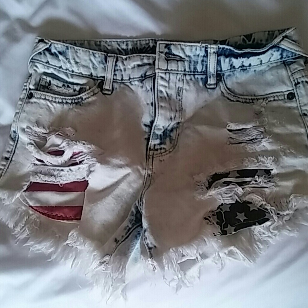 American denim shorts 🇺🇸
